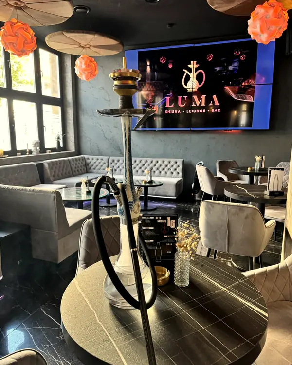 Shisha auf einem Marmortisch